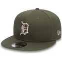 cappelli-piatta-verde-snapback-9fifty-league-essential-dei-detroit-tigers-mlb-di-new-era