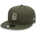 cappellino-visiera-piatta-verde-snapback-9fifty-league-essential-di-detroit-tigers-mlb-di-new-era