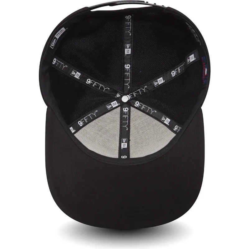 cappelli-piatta-nero-snapback-9fifty-jersey-tech-dei-los-angeles-dodgers-mlb-di-new-era