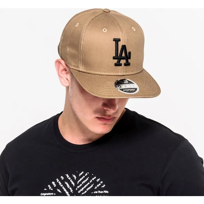 cappelli-piatta-verde-cinghia-regolabile-9fifty-true-originators-dei-los-angeles-dodgers-mlb-di-new-era