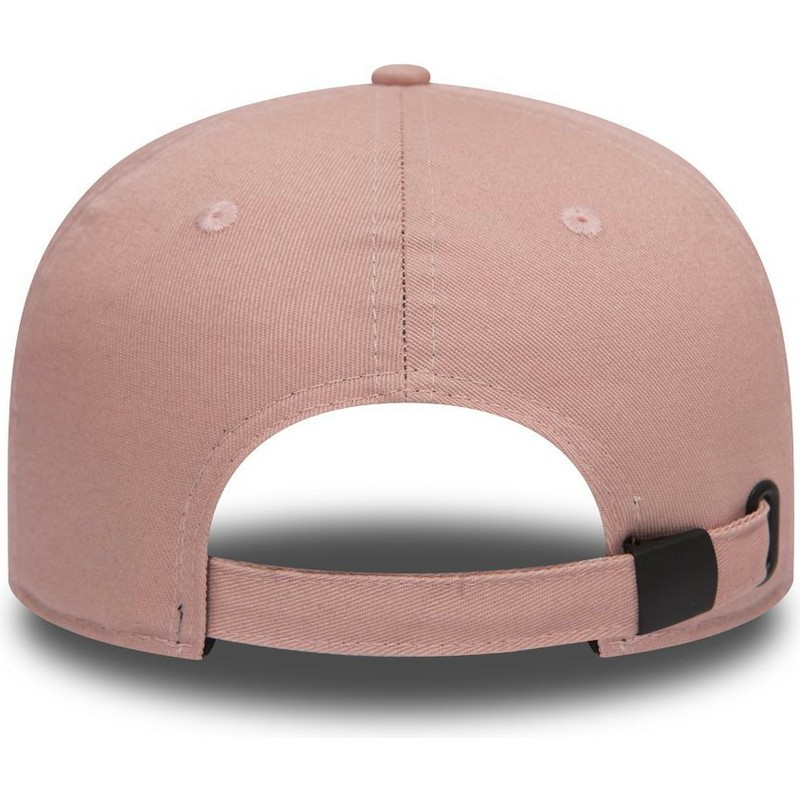 cappellino-visiera-piatta-rosa-regolabile-con-logo-nero-9fifty-true-originators-di-new-york-yankees-mlb-di-new-era