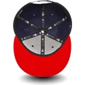 cappelli-piatta-blu-marino-snapback-9fifty-diamond-era-essential-dei-oakland-athletics-mlb-di-new-era
