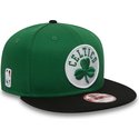 cappellino-visiera-piatta-verde-e-nero-snapback-9fifty-di-boston-celtics-nba-di-new-era
