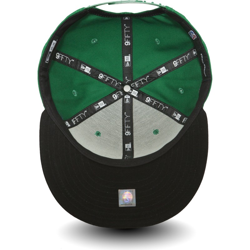 cappellino-visiera-piatta-verde-e-nero-snapback-9fifty-di-boston-celtics-nba-di-new-era