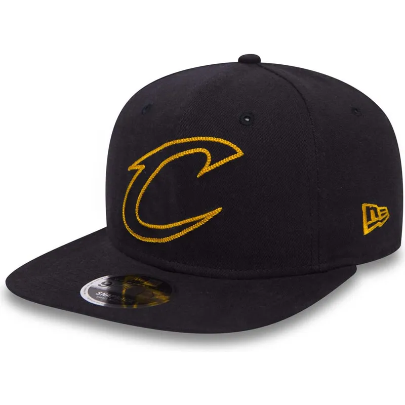 cappelli-piatta-blu-marino-snapback-9fifty-chain-stitch-dei-cleveland-cavaliers-nba-di-new-era