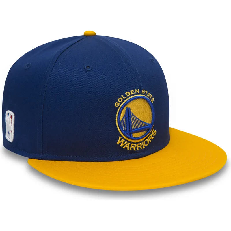 cappelli-piatta-blu-snapback-9fifty-dei-golden-state-warriors-nba-di-new-era
