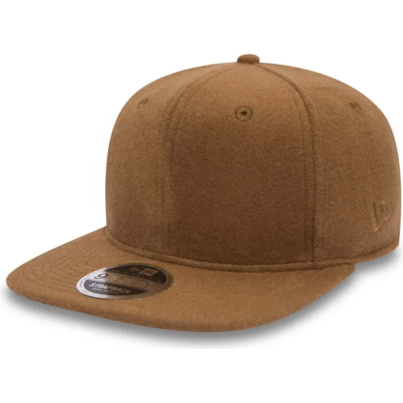 cappelli-piatta-marrone-cinghia-regolabile-9fifty-di-new-era