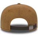 cappellino-visiera-piatta-marrone-regolabile-9fifty-premium-classic-di-new-era