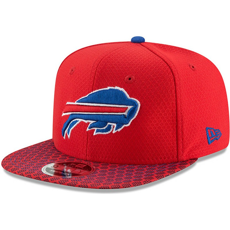 cappellino-visiera-piatta-rosso-snapback-9fifty-sideline-di-buffalo-bills-nfl-di-new-era