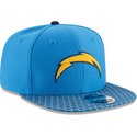 cappellino-visiera-piatta-blu-snapback-9fifty-sideline-di-los-angeles-chargers-nfl-di-new-era