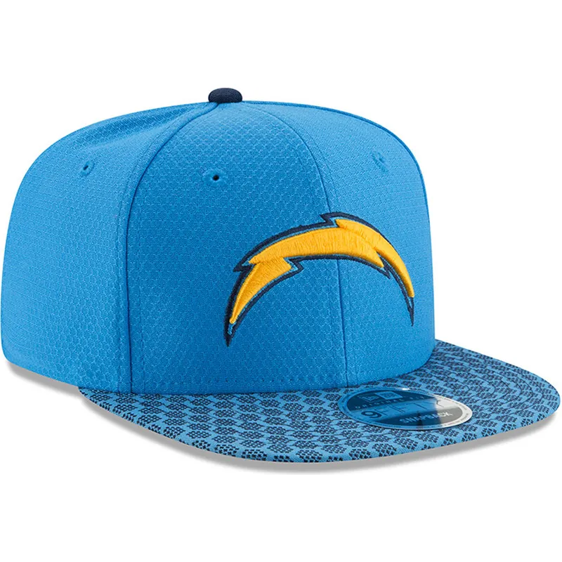 cappelli-piatta-blu-snapback-9fifty-sideline-dei-los-angeles-chargers-nfl-di-new-era