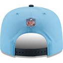cappellino-visiera-piatta-blu-snapback-9fifty-sideline-di-tennessee-titans-nfl-di-new-era