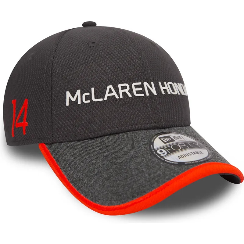cappelli-curva-grigio-cinghia-regolabile-9forty-fernando-alonso-dei-mclaren-racing-formula-1-di-new-era