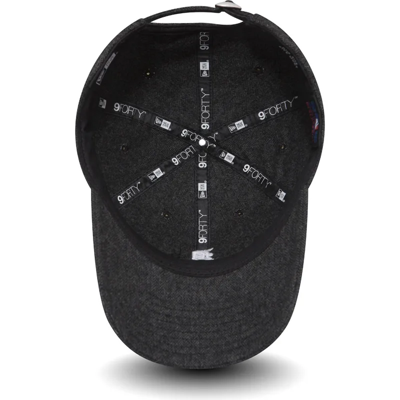 cappelli-curva-nero-cinghia-regolabile-9forty-herringbone-dei-detroit-tigers-mlb-di-new-era