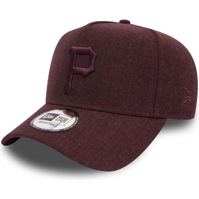 cappelli-curva-viola-cinghia-regolabile-granate-granate-9forty-seasonal-heather-a-frame-dei-pittsburgh-pirates-mlb-di-new-era cappelli-curva-viola-cinghia-regolabile-granate-granate-9forty-seasonal-heather-a-frame-dei-pittsburgh-pirates-mlb-di-new-era