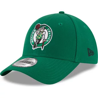 Cappellino visiera curva verde regolabile 9FORTY The League di Boston Celtics NBA di New Era