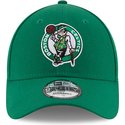 cappellino-visiera-curva-verde-regolabile-9forty-the-league-di-boston-celtics-nba-di-new-era