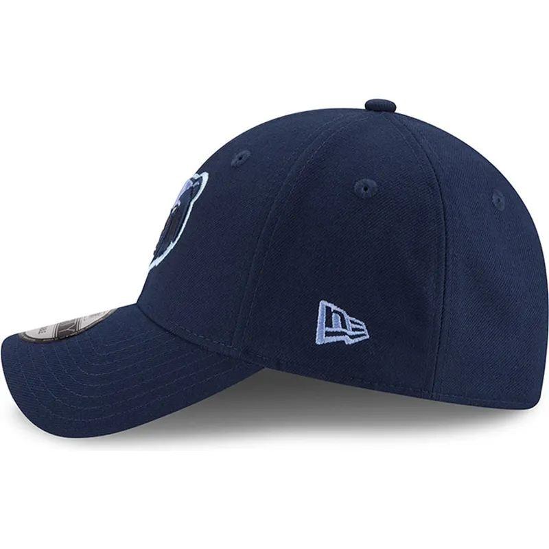 cappelli-curva-blu-cinghia-regolabile-bordado-9forty-the-league-dei-memphis-grizzlies-nba-di-new-era