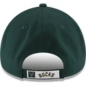 cappellino-visiera-curva-verde-regolabile-9forty-the-league-di-milwaukee-bucks-nba-di-new-era