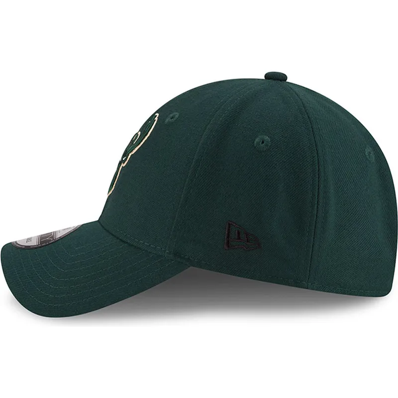 cappellino-con-visiera-curva-verde-regolabile-9forty-the-league-dei-milwaukee-bucks-nba-di-new-era