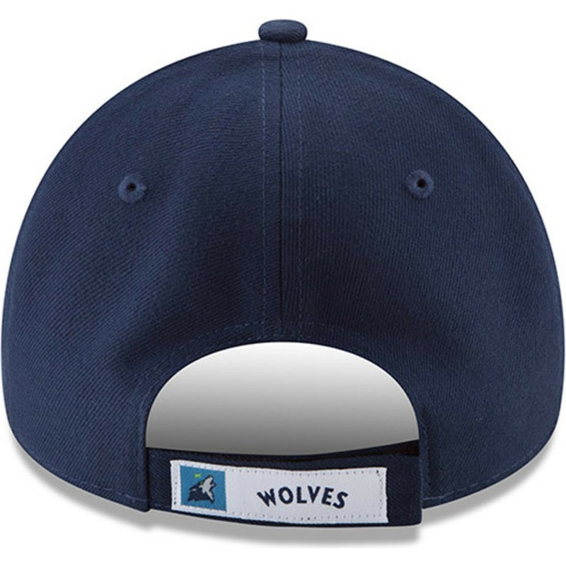 cappellino-visiera-curva-blu-marino-regolabile-9forty-the-league-di-minnesota-timberwolves-nba-di-new-era