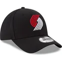 cappellino-curvo-nero-regolabile-9forty-the-league-dei-portland-trail-blazers-nba-di-new-era