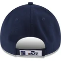 cappelli-curva-blu-marino-cinghia-regolabile-9forty-the-league-dei-utah-jazz-nba-di-new-era