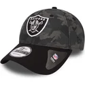 cappelli-curva-mimetizzazione-cinghia-regolabile-9forty-mesh-overlay-dei-las-vegas-raiders-nfl-di-new-era