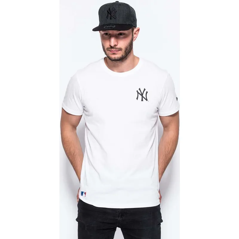 magliette-manica-corta-bianco-east-coast-graphic-dei-new-york-yankees-mlb-di-new-era