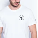 magliette-manica-corta-bianco-east-coast-graphic-dei-new-york-yankees-mlb-di-new-era