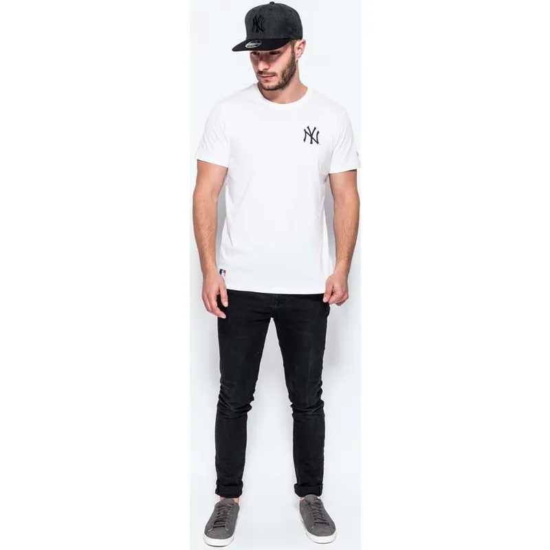 magliette-manica-corta-bianco-east-coast-graphic-dei-new-york-yankees-mlb-di-new-era