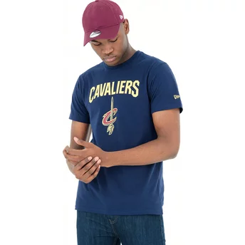 Maglietta maniche corte blu de Cleveland Cavaliers NBA de New Era