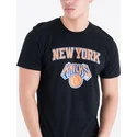 magliette-manica-corta-nero-dei-new-york-knicks-nba-di-new-era