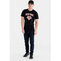 magliette-manica-corta-nero-dei-new-york-knicks-nba-di-new-era