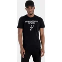 magliette-manica-corta-nero-dei-san-antonio-spurs-nba-di-new-era