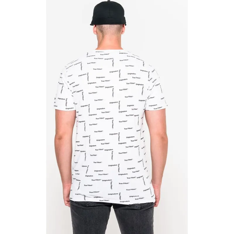 magliette-manica-corta-bianco-dei-camiseta-manga-corta-blanca-originators-di-new-era