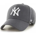cappelli-curva-grigio-cinghia-regolabile-dei-new-york-yankees-mlb-di-47-brand