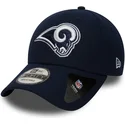 cappelli-curva-blu-marino-cinghia-regolabile-9forty-the-league-dei-los-angeles-rams-nfl-di-new-era