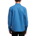 camicia-maniche-lunghe-blu-huckster-used-blue-di-volcom
