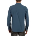camicia-maniche-lunghe-blu-micro-dot-smokey-blue-di-volcom