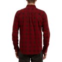 camicia-maniche-lunghe-rossa-a-quadri-maxwell-true-red-di-volcom