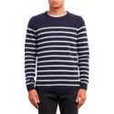 maglione-blu-marino-edmonder-striped-navy-di-volcom