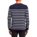 maglione-blu-marino-edmonder-striped-navy-di-volcom