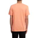 maglietta-maniche-corte-arancione-classic-stone-salmon-de-volcom