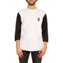 maglietta-maniche-3-4-bianca-chain-gang-white-di-volcom