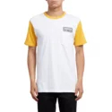 maglietta-maniche-corte-bianca-e-gialla-angular-tangerine-de-volcom
