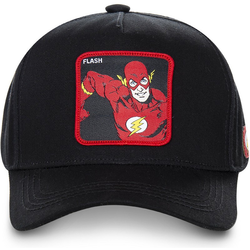 cappellino-visiera-curva-nero-snapback-flash-classico-fla2-dc-comics-di-capslab