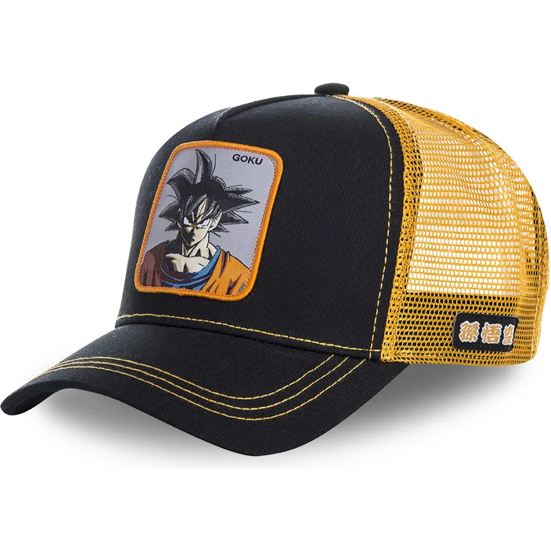 cappelli-curva-nero-snapback-son-goku-dragon-ball-di-capslab cappelli-curva-nero-snapback-son-goku-dragon-ball-di-capslab