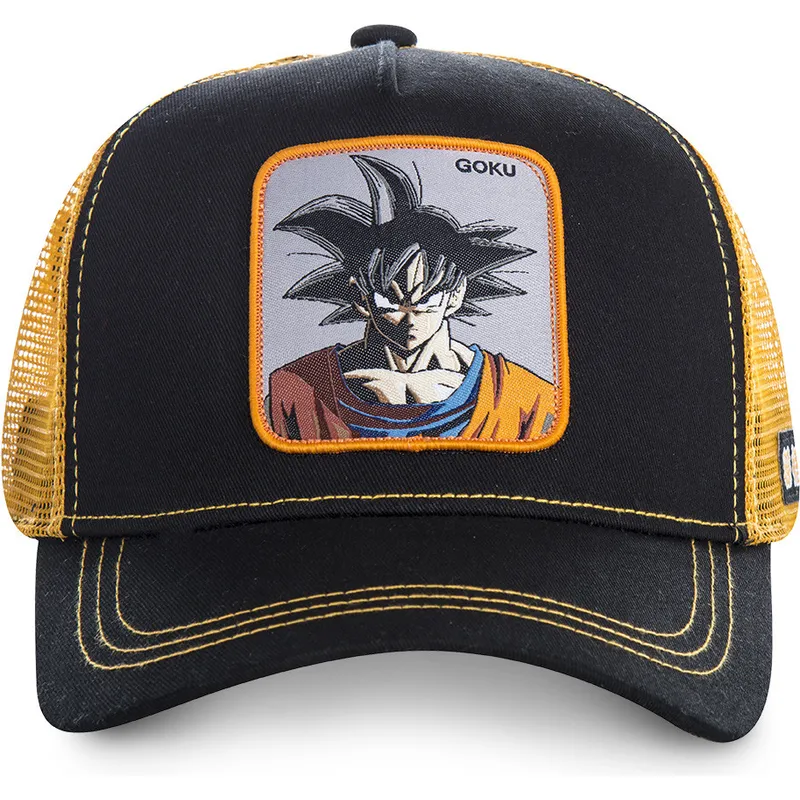 cappelli-curva-nero-snapback-son-goku-dragon-ball-di-capslab cappelli-curva-nero-snapback-son-goku-dragon-ball-di-capslab
