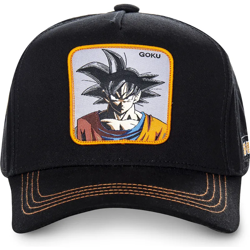 cappelli-curva-nero-snapback-son-goku-dragon-ball-di-capslab cappelli-curva-nero-snapback-son-goku-dragon-ball-di-capslab